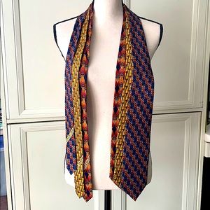 3 Ermenegildo Zegna Vintage Silk Print Ties - Bundle